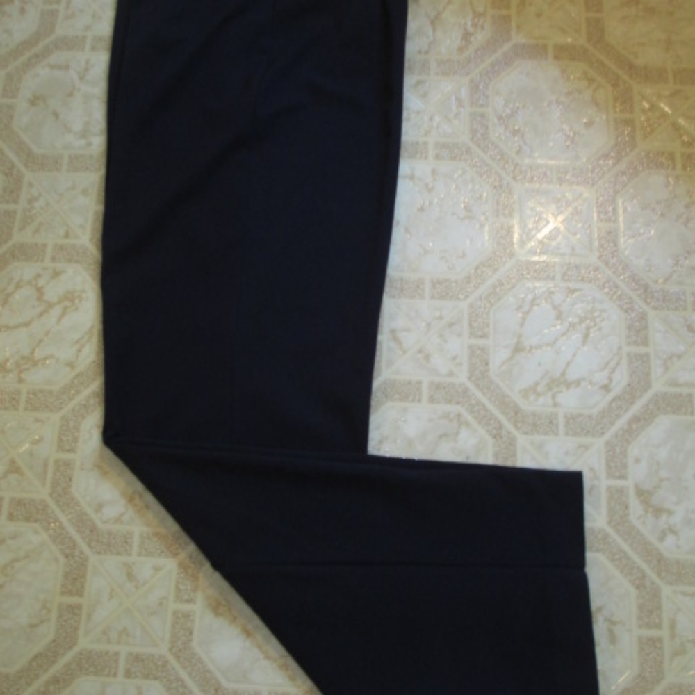 Dialogue Size 8 Pants Dark Navy  Side Zipper
